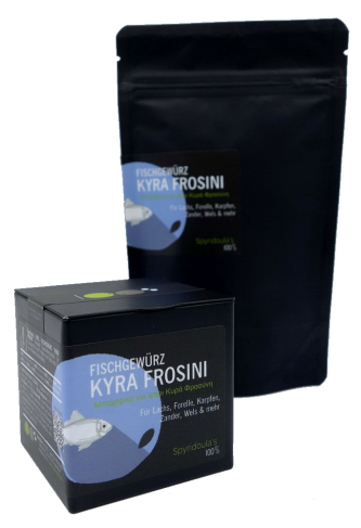Spyridoula's 100% Fischgewürz "Kyra Frosini" im AromaSafe-Bag und Spicecube